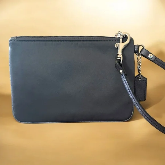 Coach Gray Pop Art Sequin & Satin Clutch or Wristlet. - Picture 3 of 16